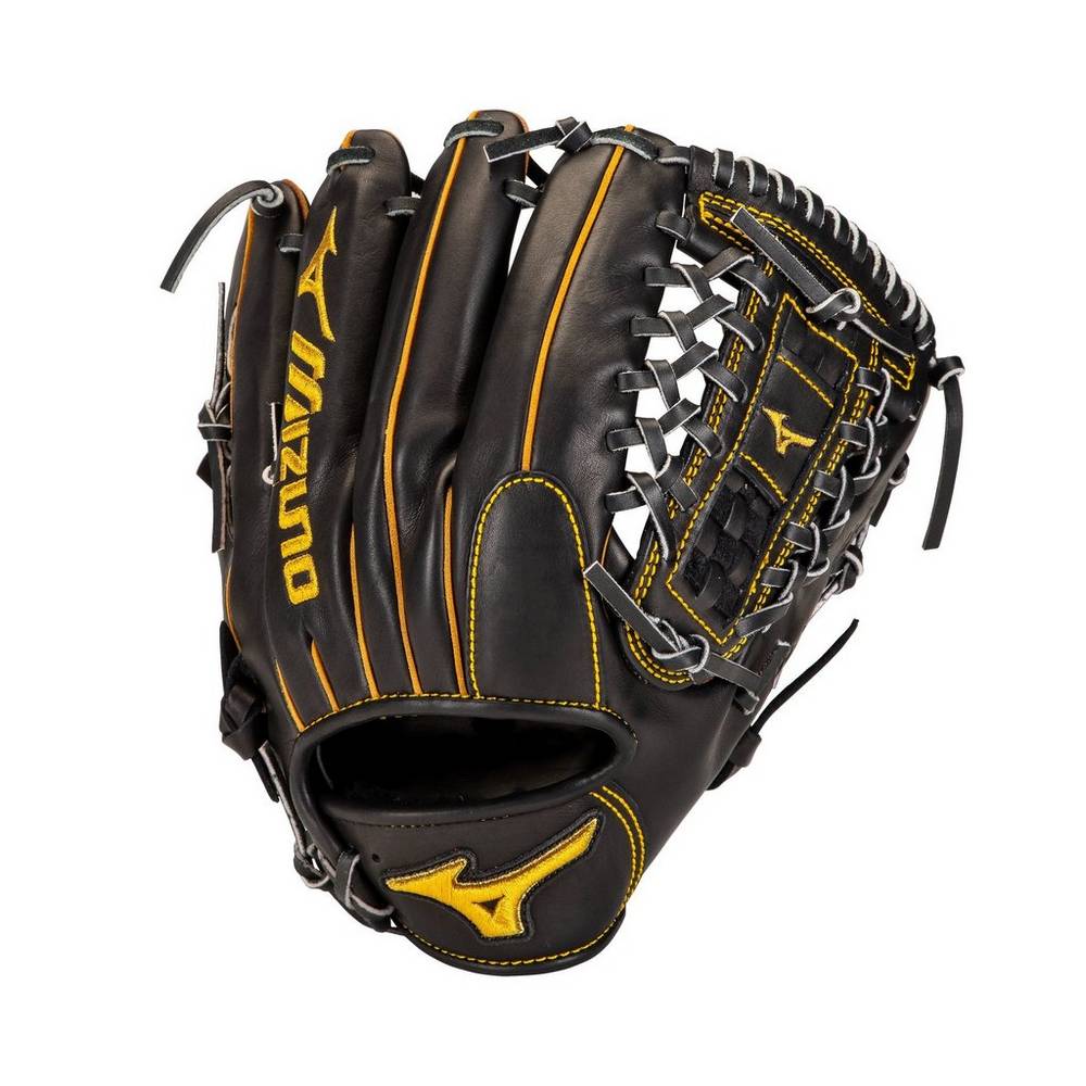 Mens Mizuno Pro Pitcher’s 12" - Deep Pocket Baseball Gloves Black Philippines (BTYSRH072)